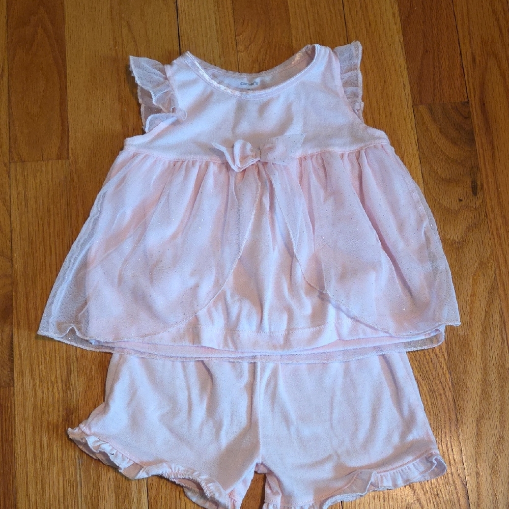 Carter's Light Pink Toddler PJ Set
